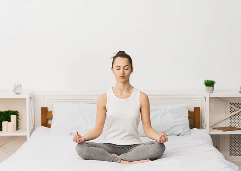 Five Yoga Poses that Help You Sleep Well before You Go to Bed
